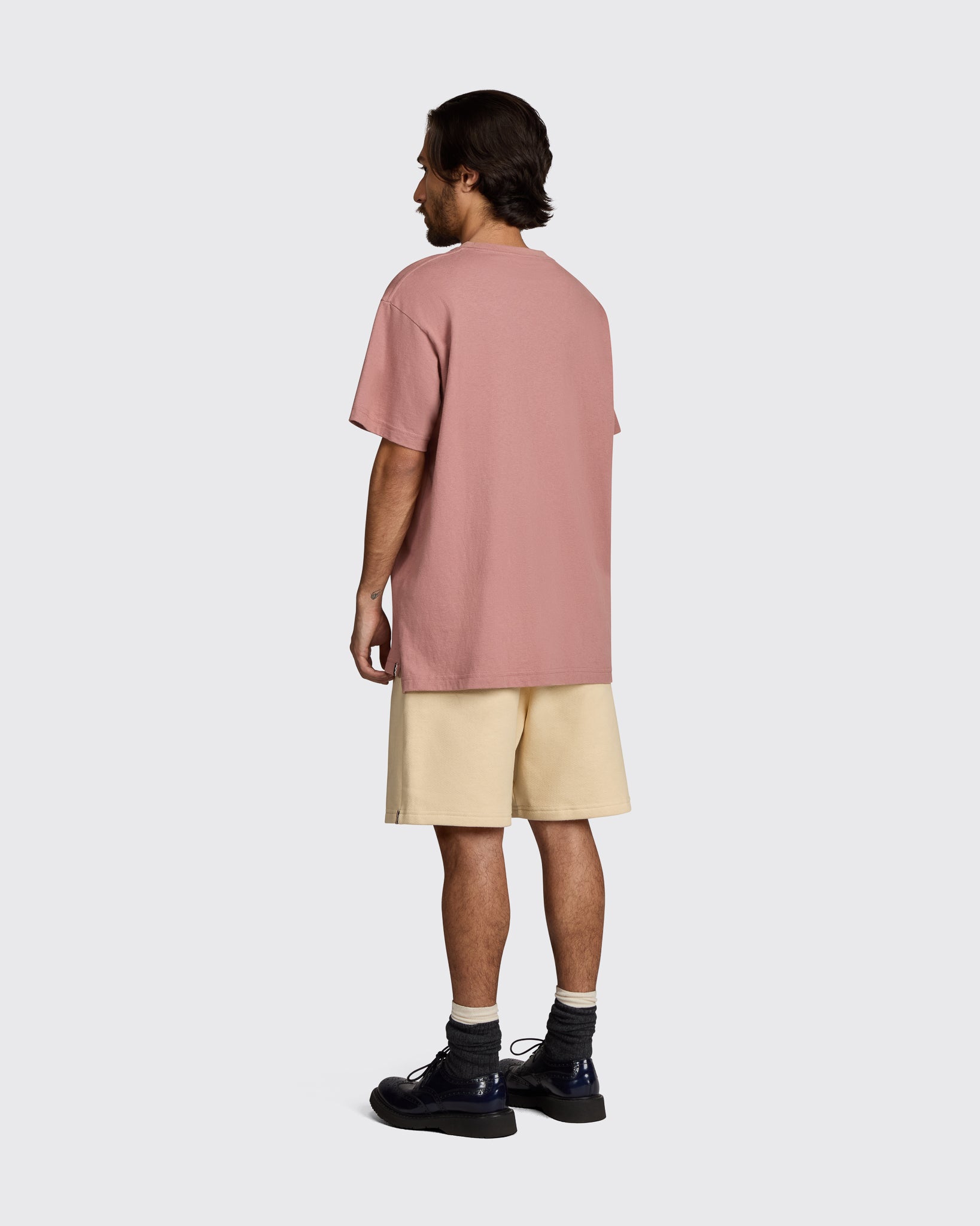 Heavyweight Lounge Short in Cream - Image 3