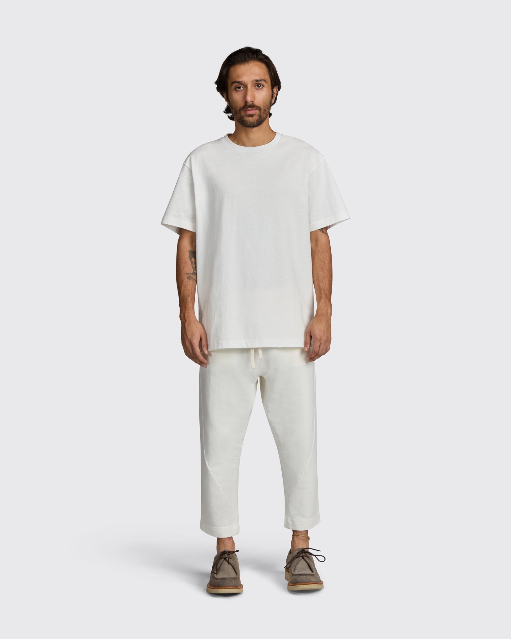 Heavyweight Crewneck T-shirt in White