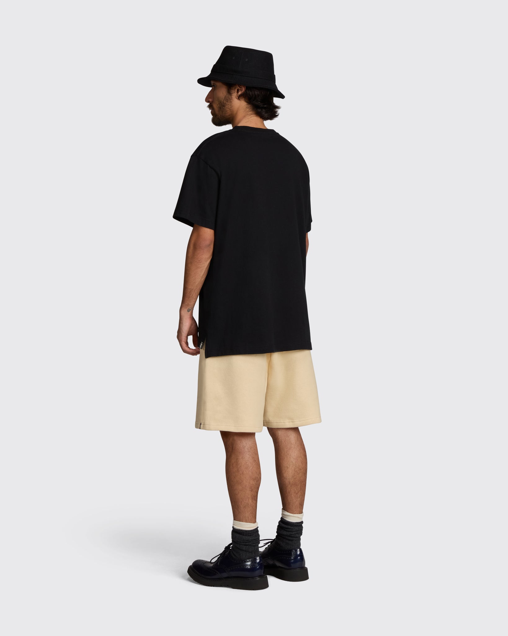 Midweight Crewneck T-shirt in Black