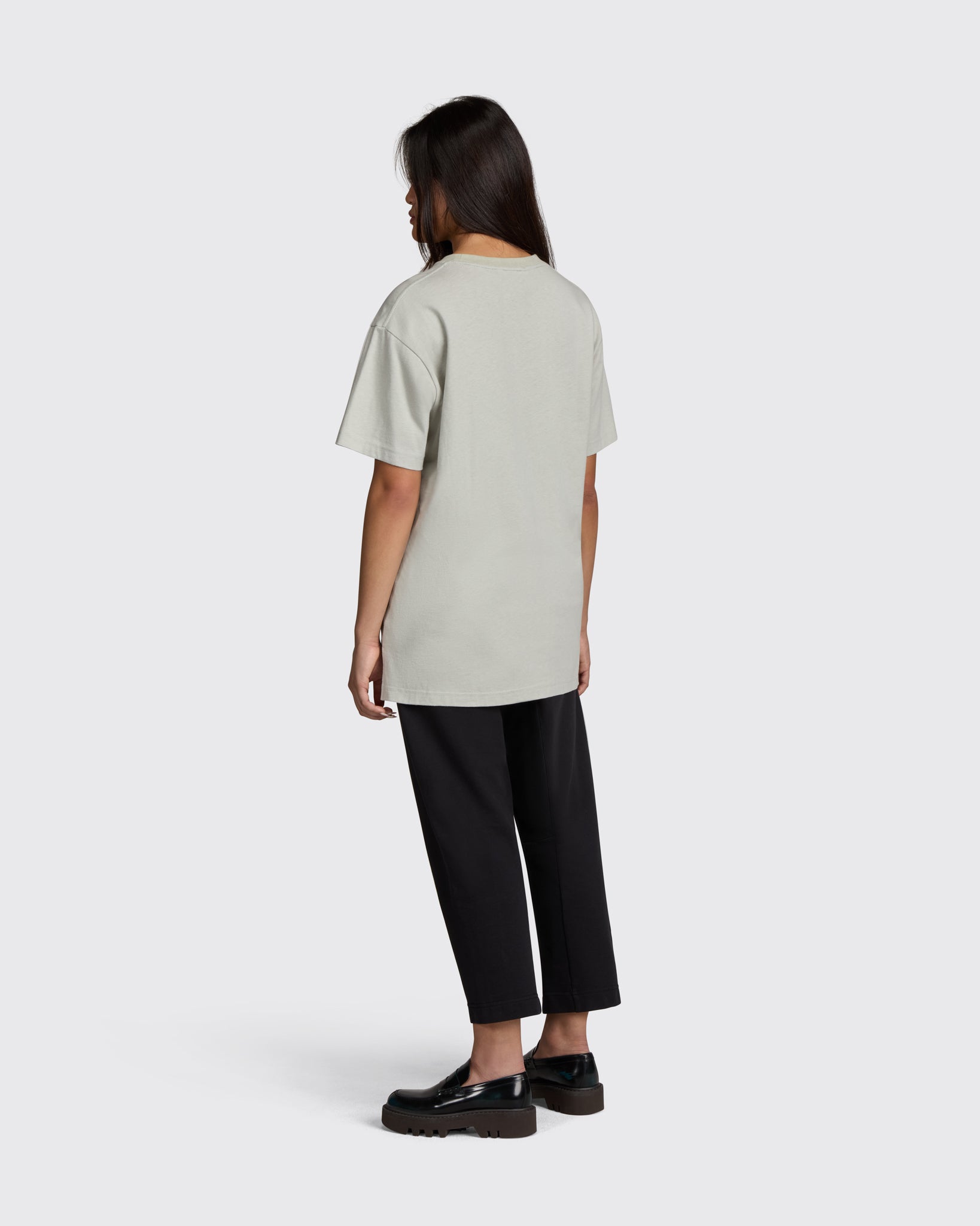 Midweight Crewneck T-shirt in Grey