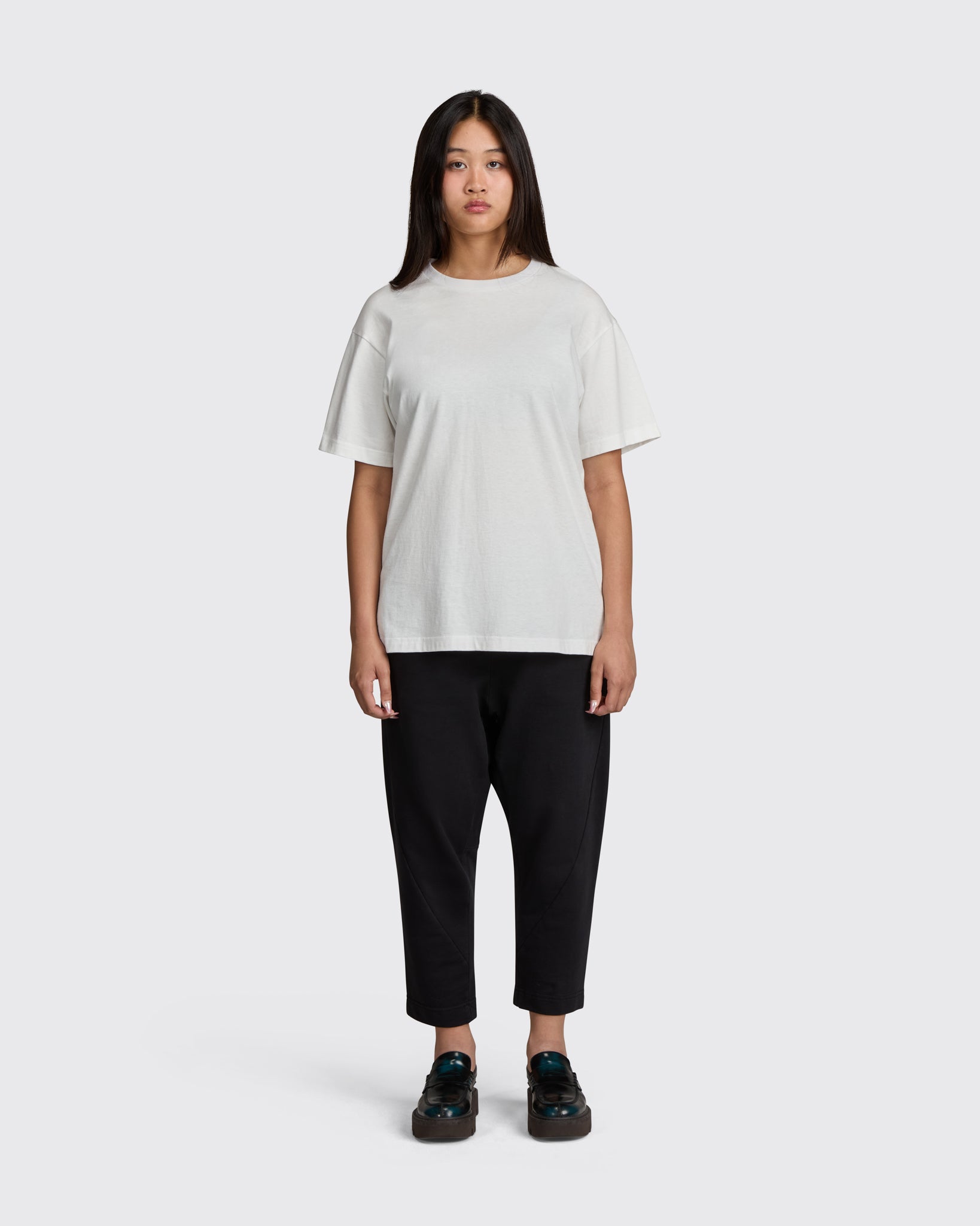 Midweight Crewneck T-shirt in White