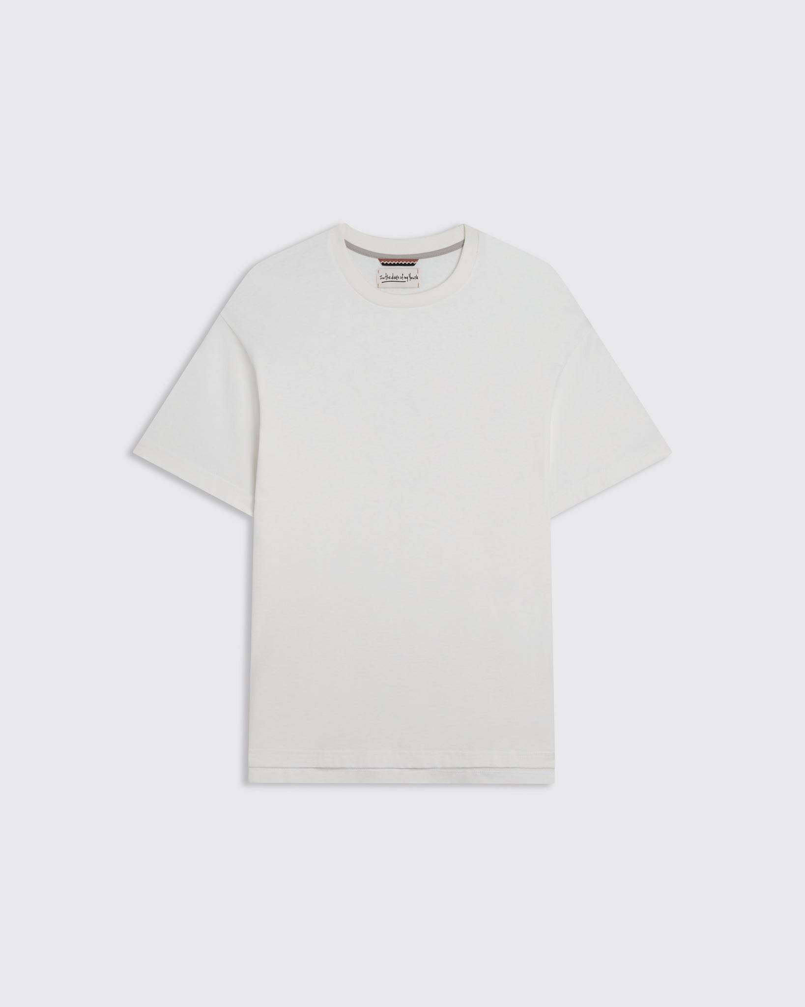 Midweight Crewneck T-shirt in White - Image 3