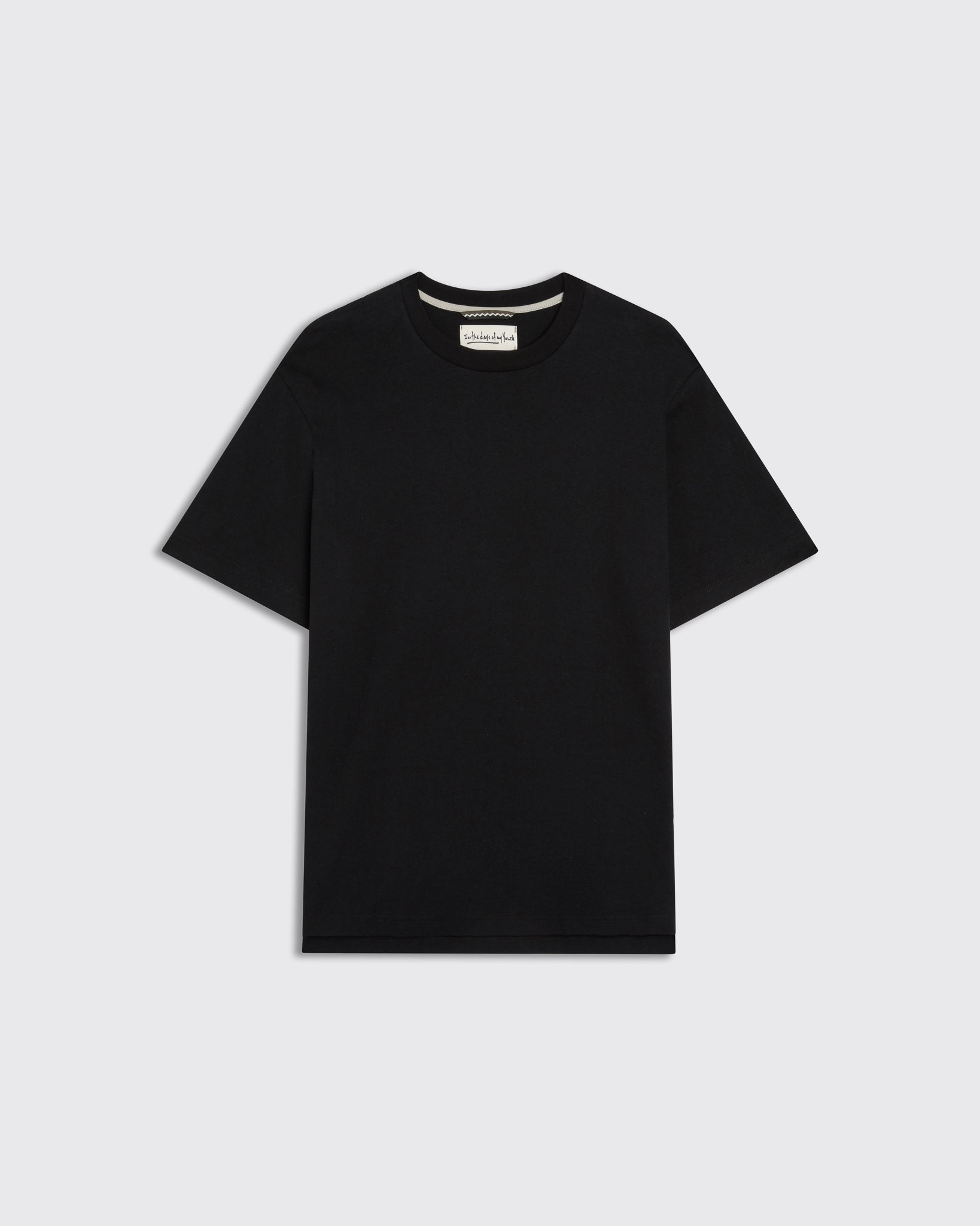 Midweight Crewneck T-shirt in Black