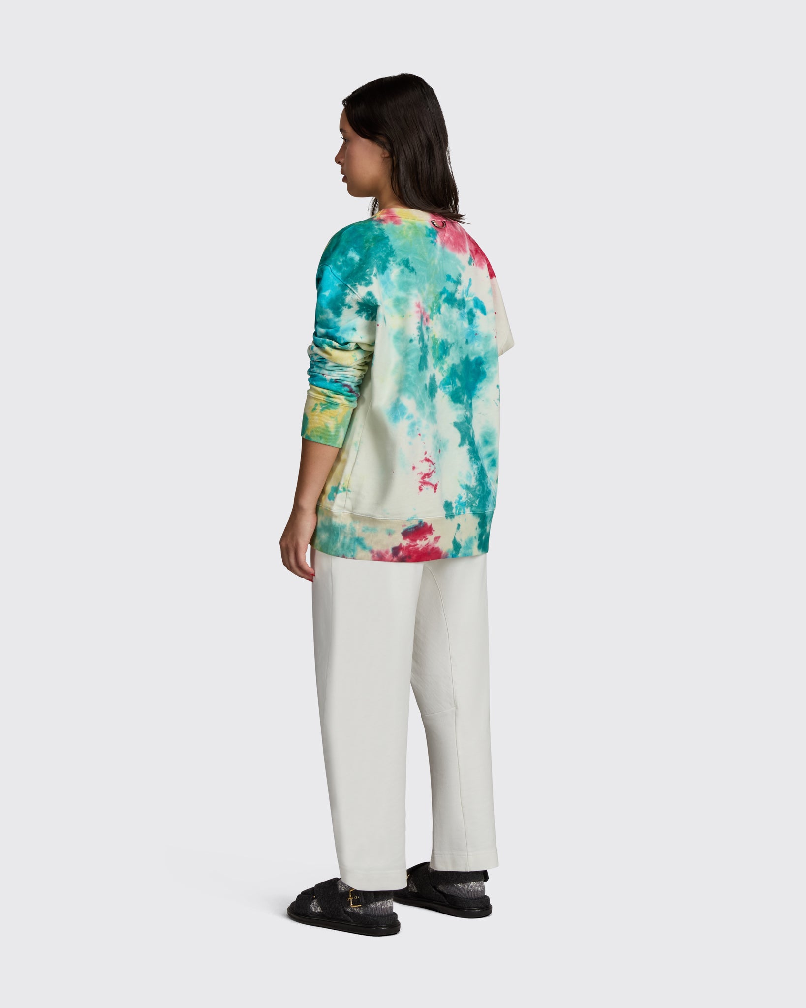 Lightweight Sweatshirt in Tie Dye