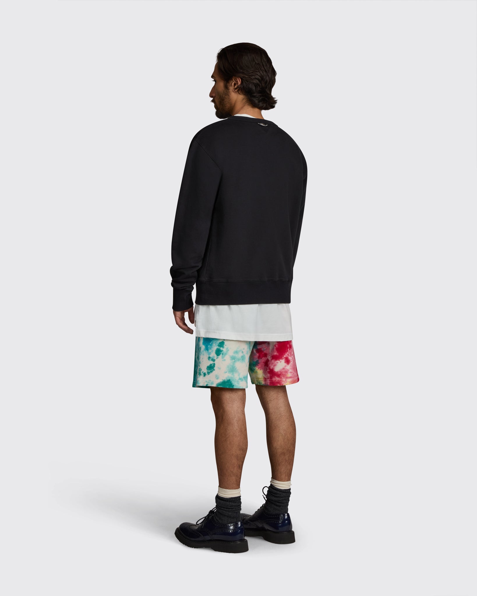 Heavyweight Crewneck Sweatshirt in Black - Image 3