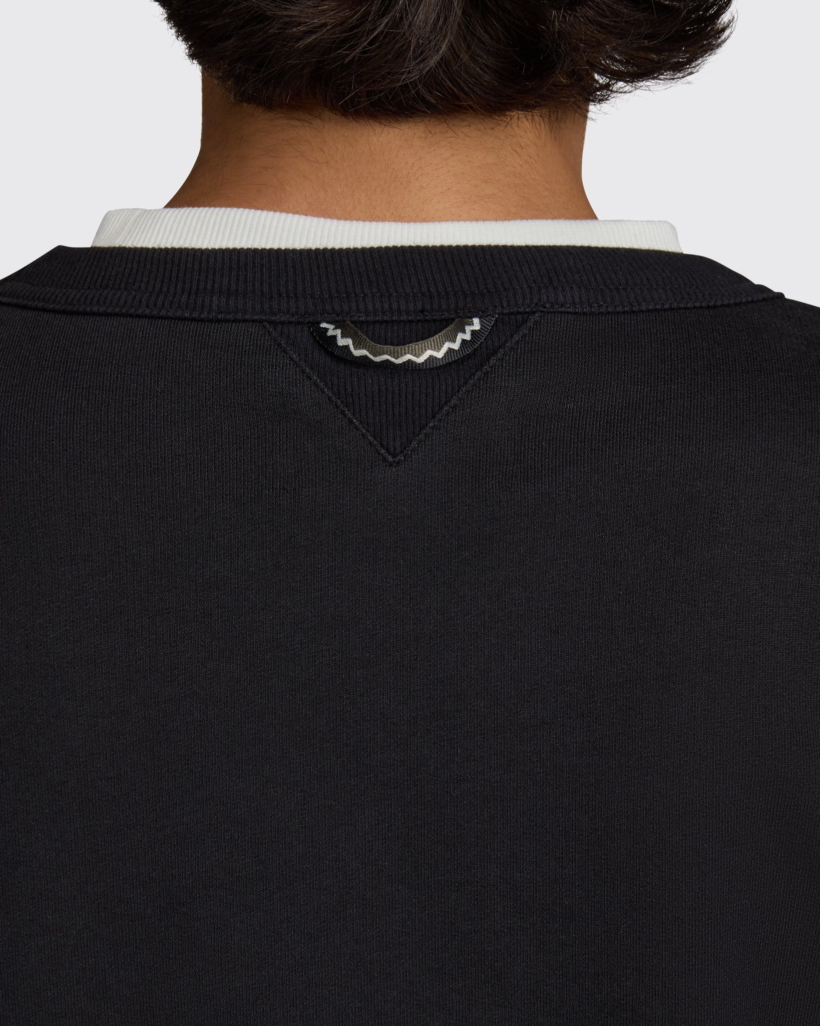 Heavyweight Crewneck Sweatshirt in Black - Image 4