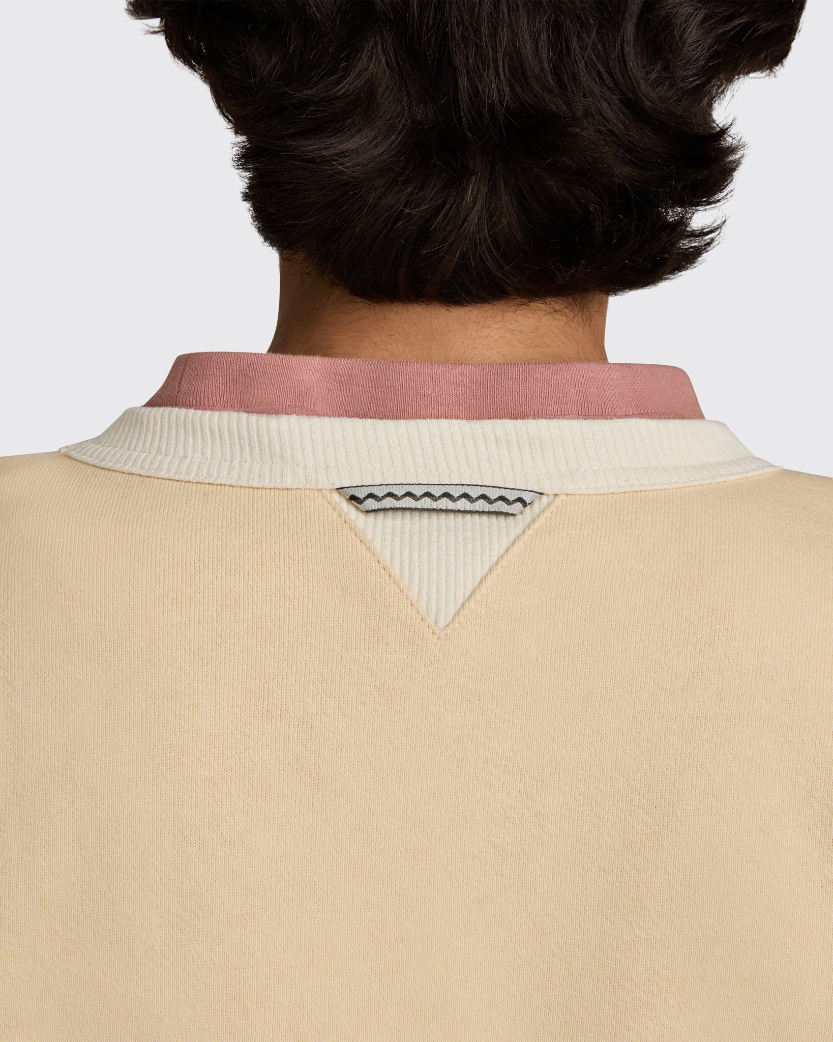 Heavyweight Crewneck Sweatshirt in Cream - Image 4