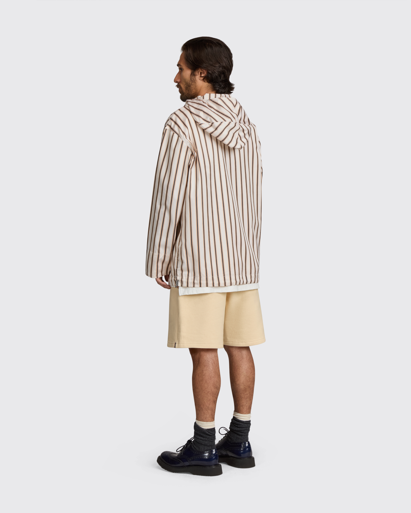 Crackerjack in White with Black Stripe