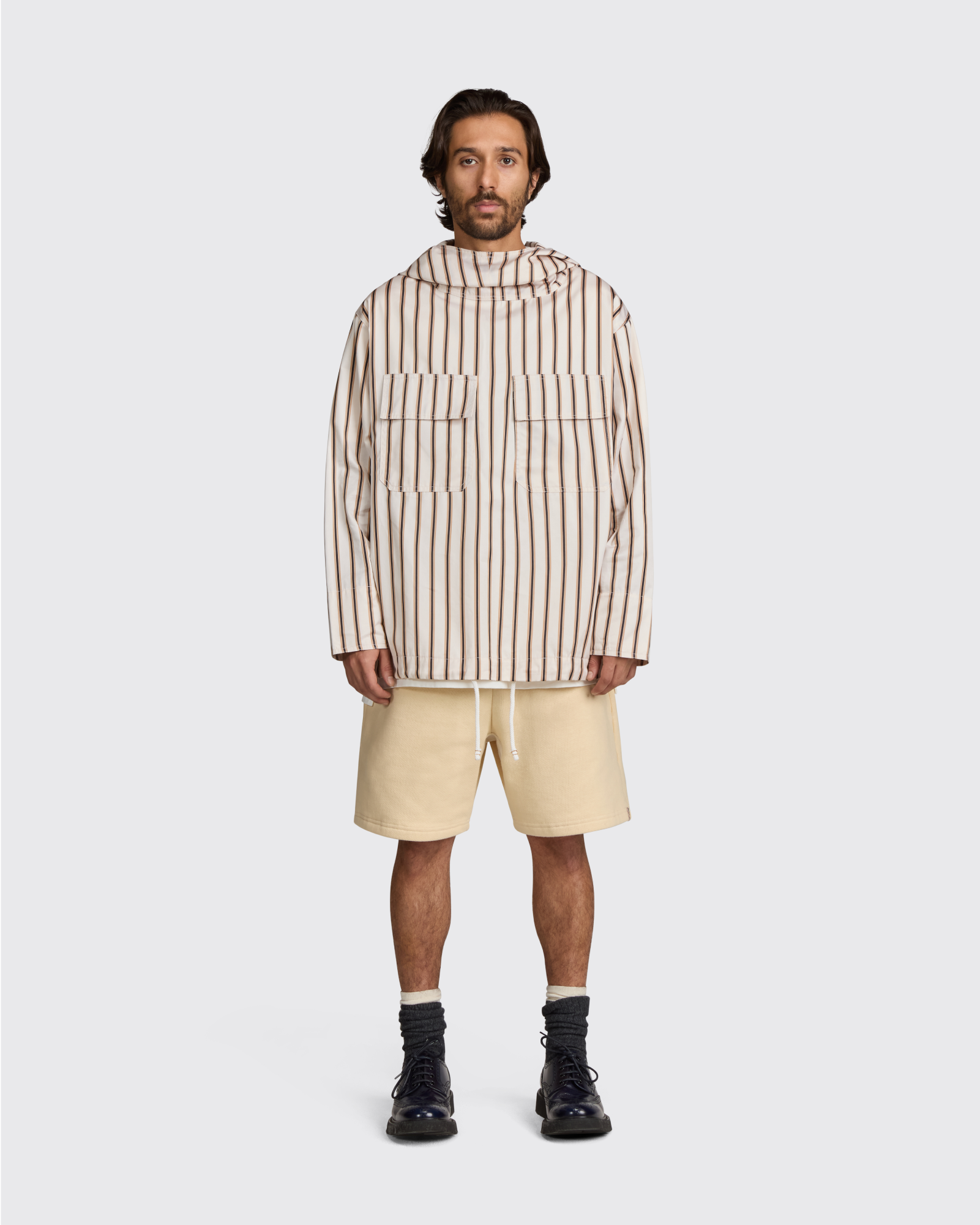 Crackerjack in White with Black Stripe - Image 2